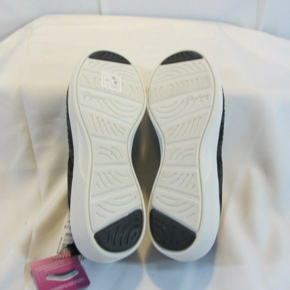 Skechers Women's Arya Air-Cooled Memory Foam Slip On Shoes NIB - Black - Picture 4 of 11
